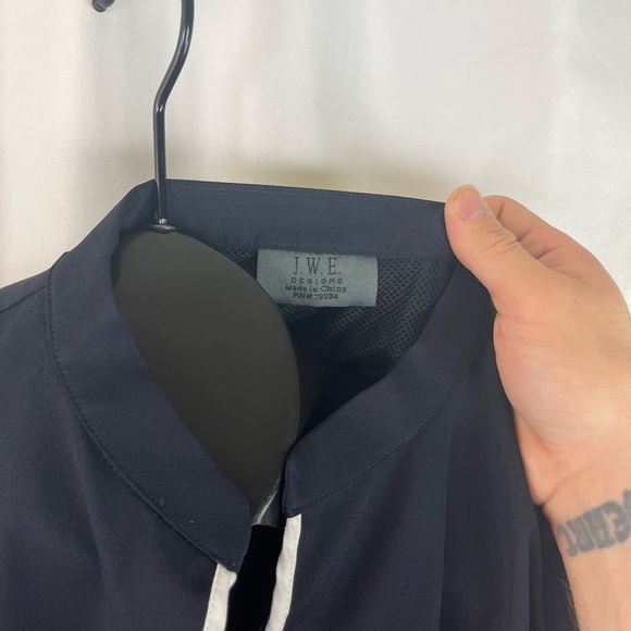 Stand Up Collar Tunic Blouse Size Large - Picture 8 of 14